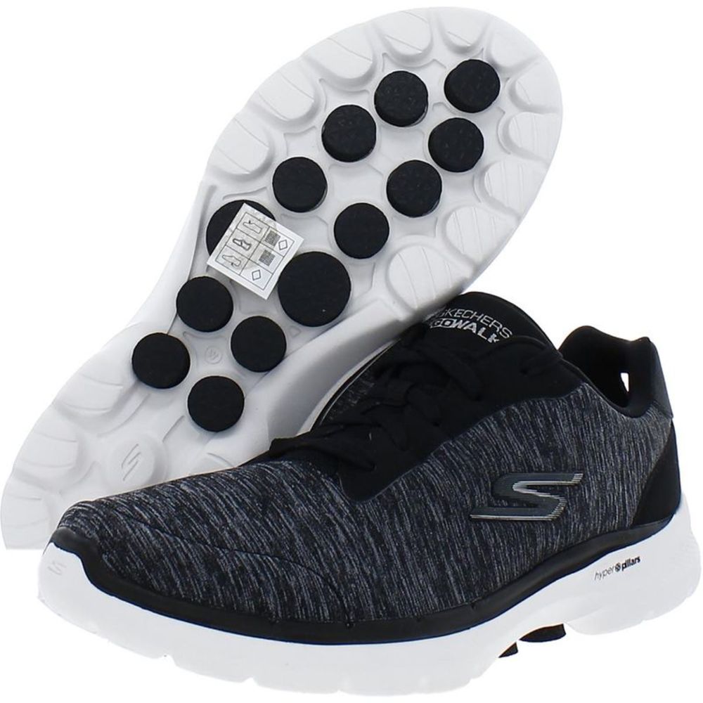 Skechers Womens Go Walk 6 - Magic Melody Gray Athletic and Training Shoes NWT - Picture 2 of 3